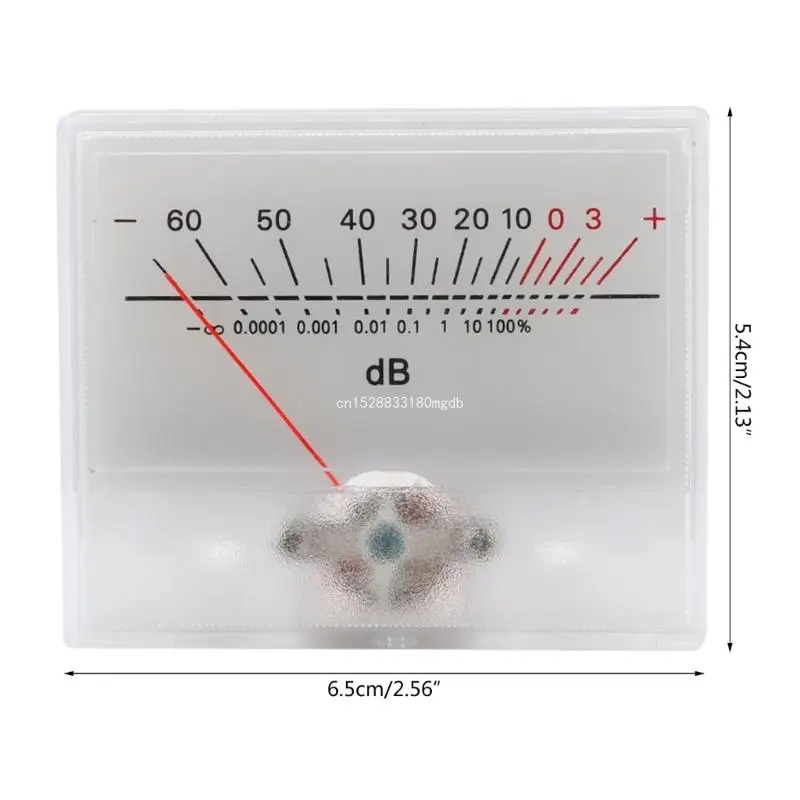Квадратная коробка VU Meter Инструмент для тестирования заголовка уровня звука