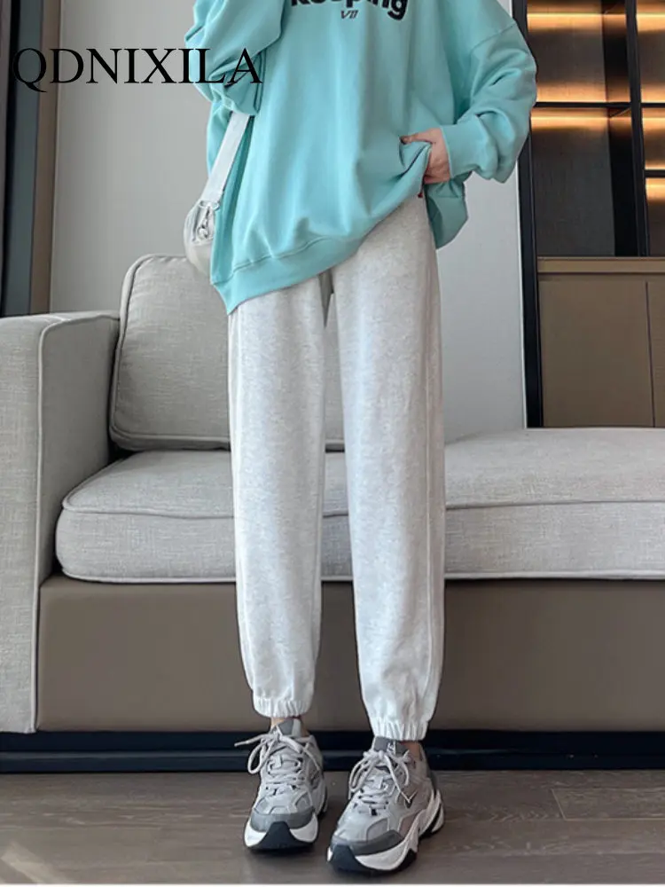 

Autumn Winter High Waist Trousers Wide Leg Pants Elegant Casual Loose Streetwear Female Clothing Women Pants Korean Fashion