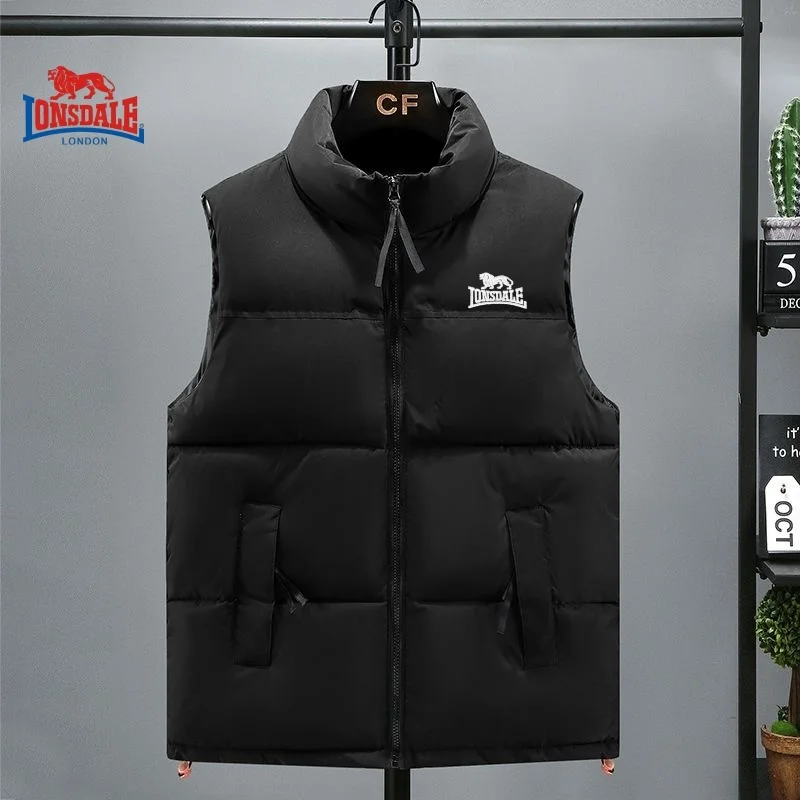 Мужской теплый жилет с вышивкой на осень и зиму новая роскошная модная