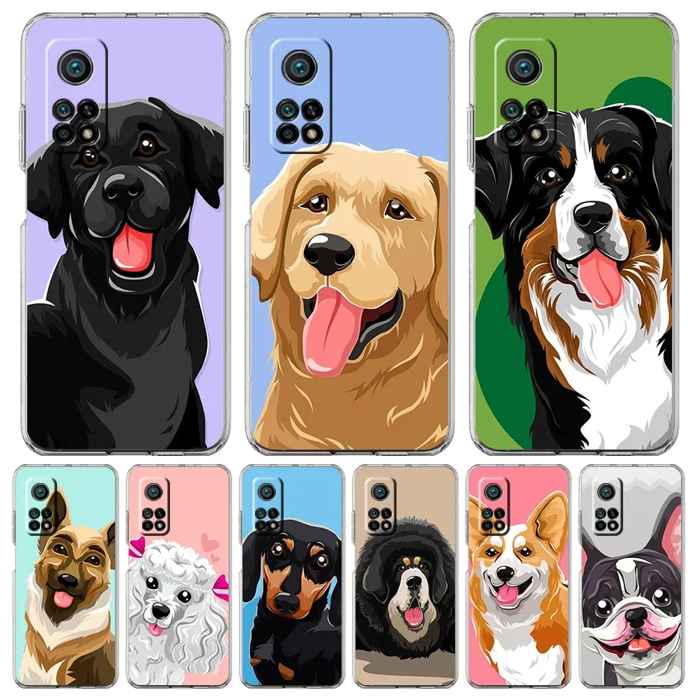 

Cartoon Dog Husky Cute Shiba Inu Phone Case For Xiaomi Poco X3 NFC F3 M3 GT M4 Mi 11 Lite 5G Ultra 11T 11X 12 Pro 11i 12X Cover