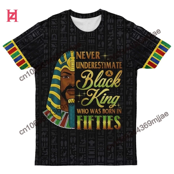 African Crewneck  Pocket Women's T-shirt Tops Women 2023 Summer Women's Clothing Oversize T-shirts Top Female Blouses Tshirt