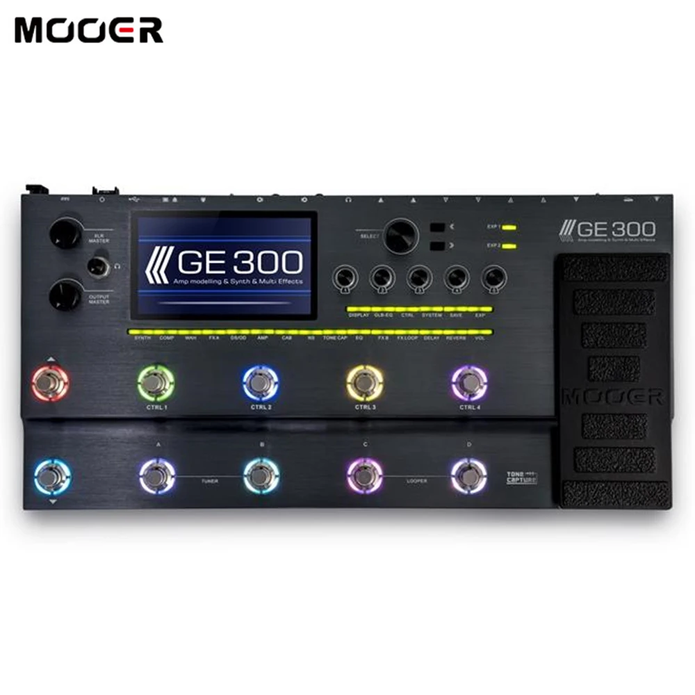 Mooer Ge300 Гитара педаль мультиэффектов Overdrive реверберация грифельная доска блок