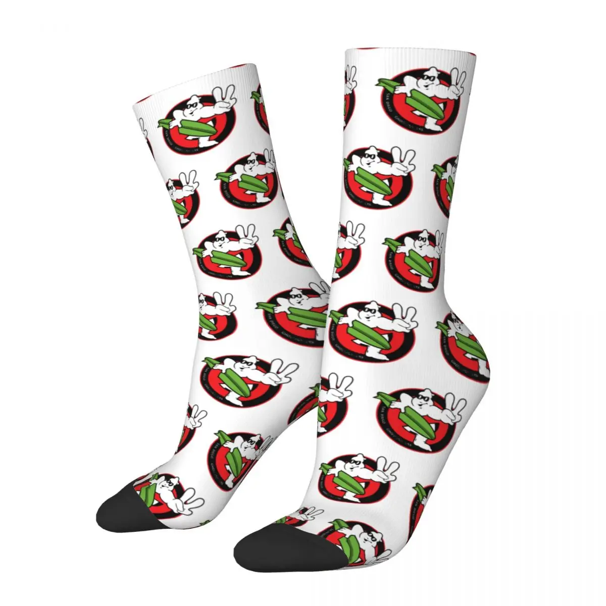 

R163 Stocking GhostBuster Of San Diego Logo GhostBuster The Best Buy Novelty Creative Elastic Socks
