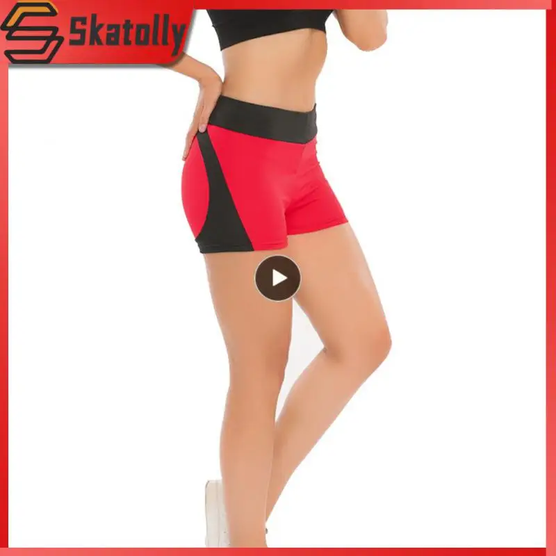 

Yoga Shorts With Patterns Women's Bottoming Love Stitching Slim Yoga Sweatpants Three-point Shorts Yoga Gym