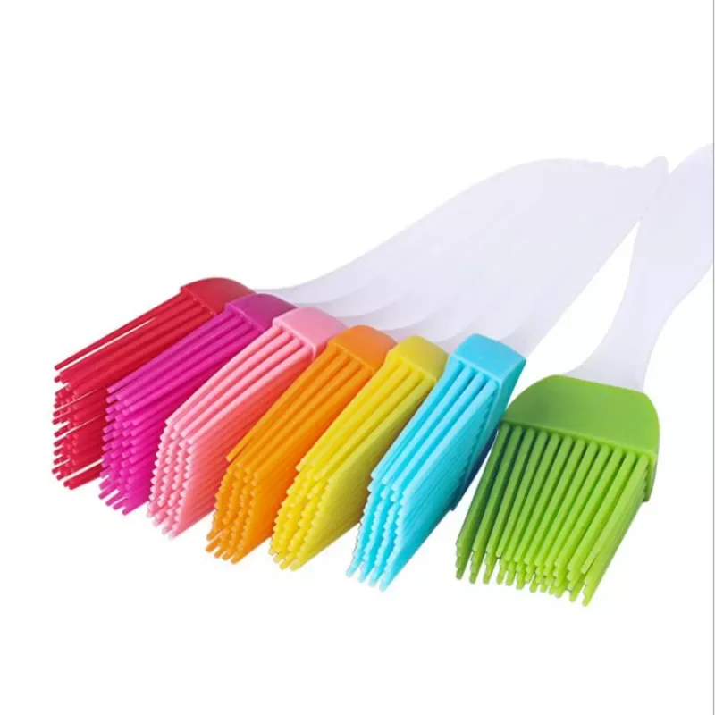 

BBQ Brush Basting Pastry Oil Brushes Silicone For Barbecue Cake Bread Butter Baking Tools Small Multi Color