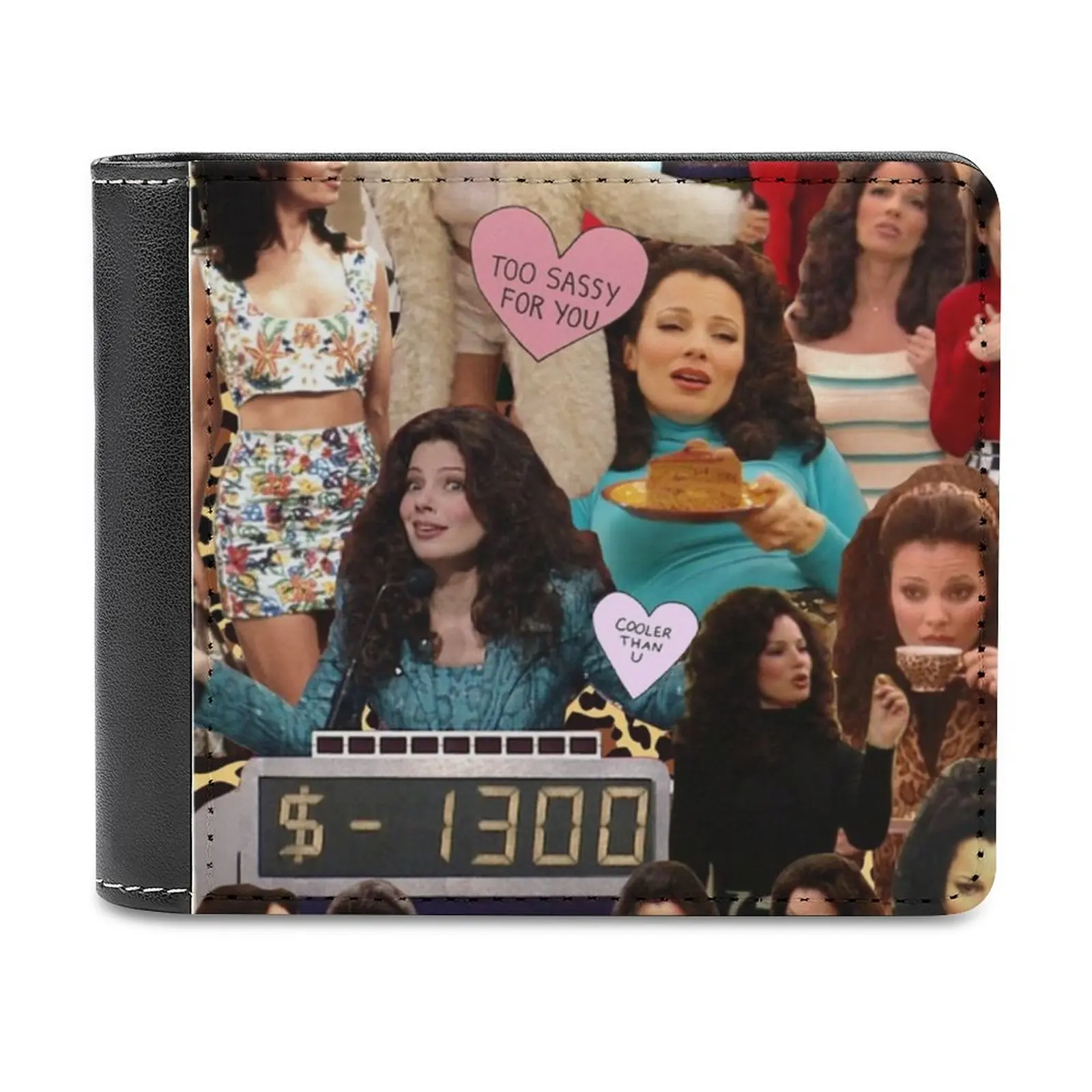 

Тонкий бумажник Fran, мужской кожаный кошелек с узором, мужской короткий кошелек, кошелек с несколькими кармашками для карт, модный кошелек, т...