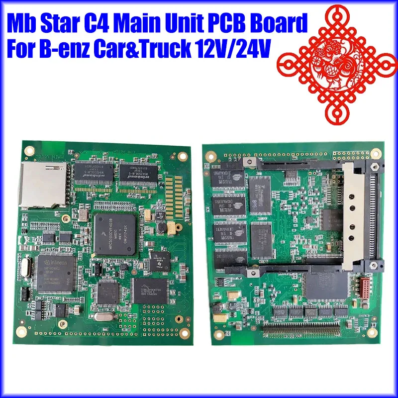 

A++ Quality MB STAR C4 SD Full Chip Mother Board MBStar C4 Connect Compact C4 For Truck B-enz Car Diagnostic Tools With WIFI