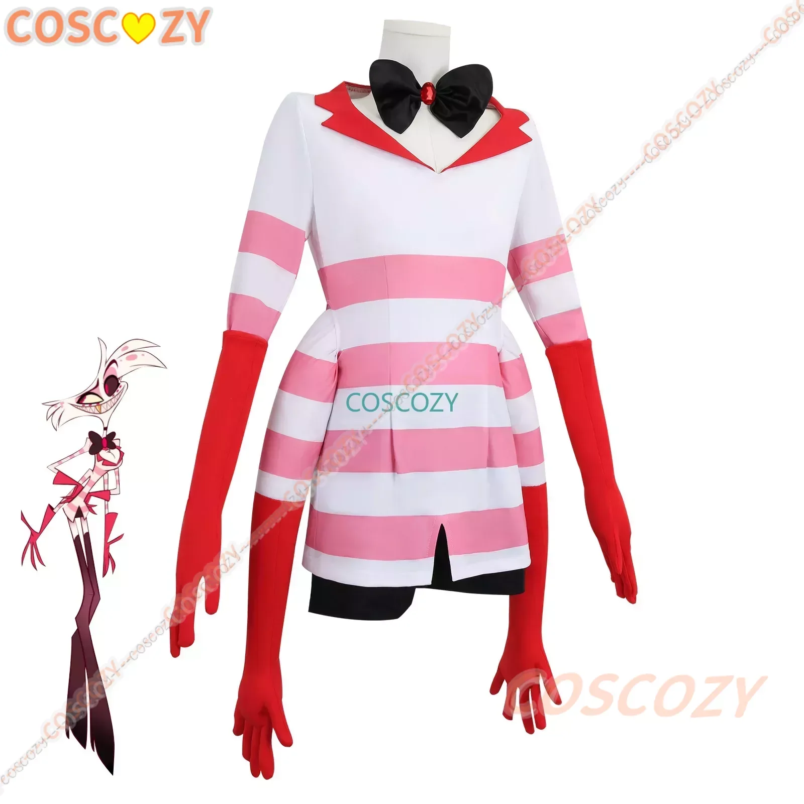 Новинка 2024 костюм для косплея в стиле аниме с ангелом и пылью униформа виде