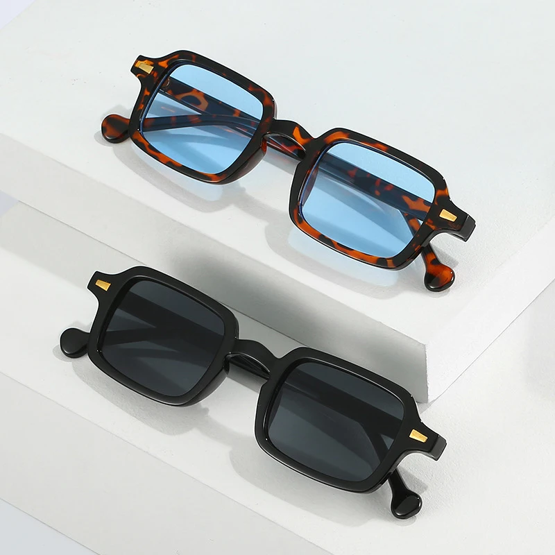 

2023 New Fashion Vintage Sunglasses Classic Retro Square Sunglasses Women Brand Vintage Travel Small Rectangle Sun Glasses