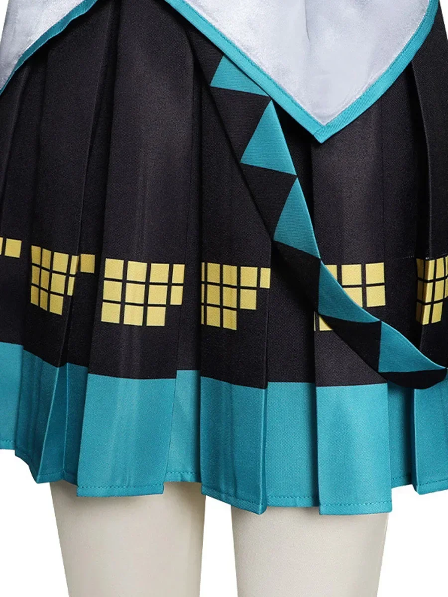 Одежда для выступлений в стиле аниме Hatsune Miku MIKU одежда косплея юбка JK тот же