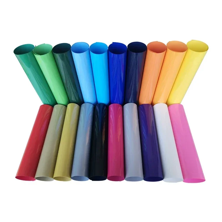 0 5*25 м разноцветная ПВХ Термотрансферная виниловая пленка для футболок с принтом