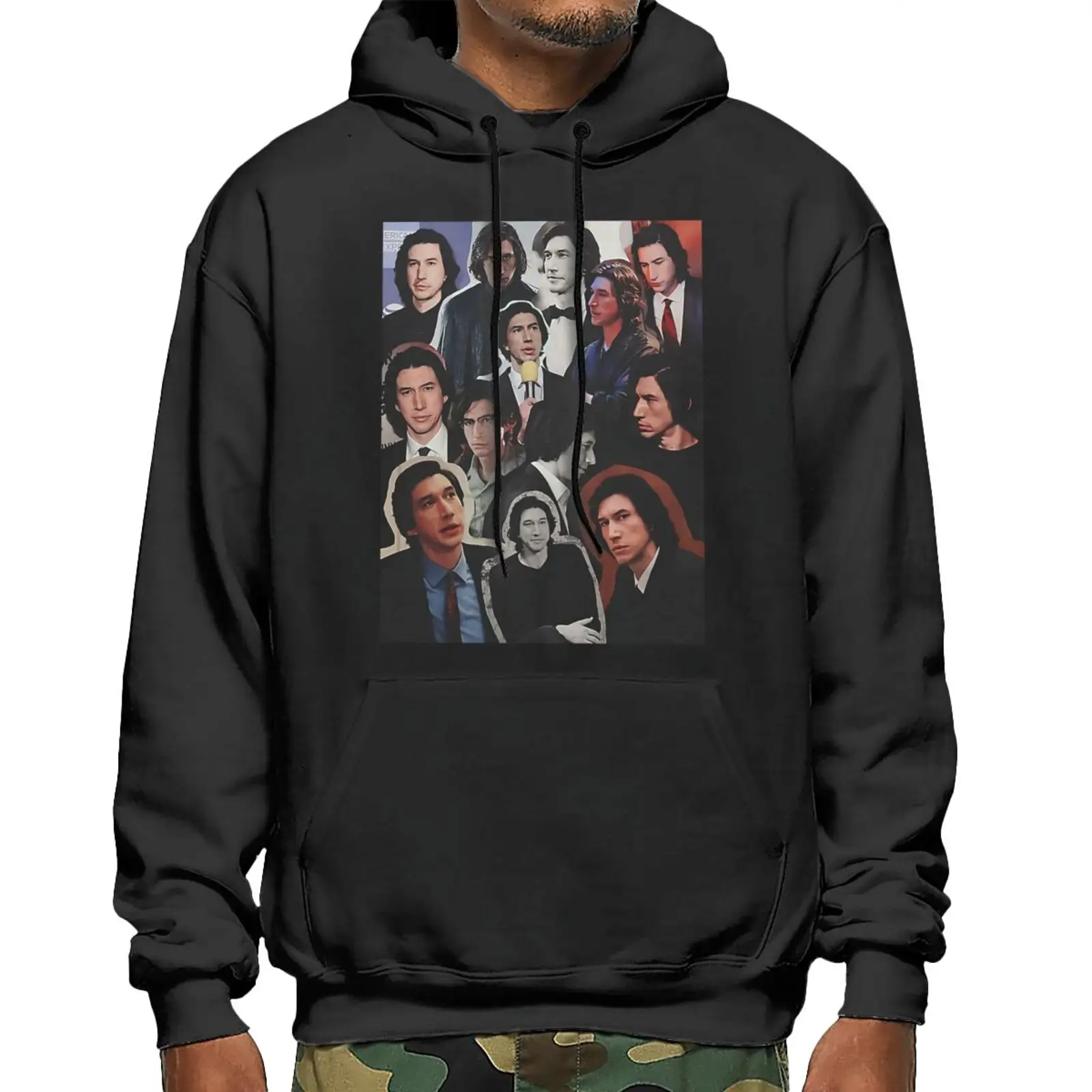 

Adam Driver Collage Activewear Actor Hoodie Anime Clothes Women's Oversize Hoodie Sweatshirt Winter Zipper Hoodie Men's Mantle