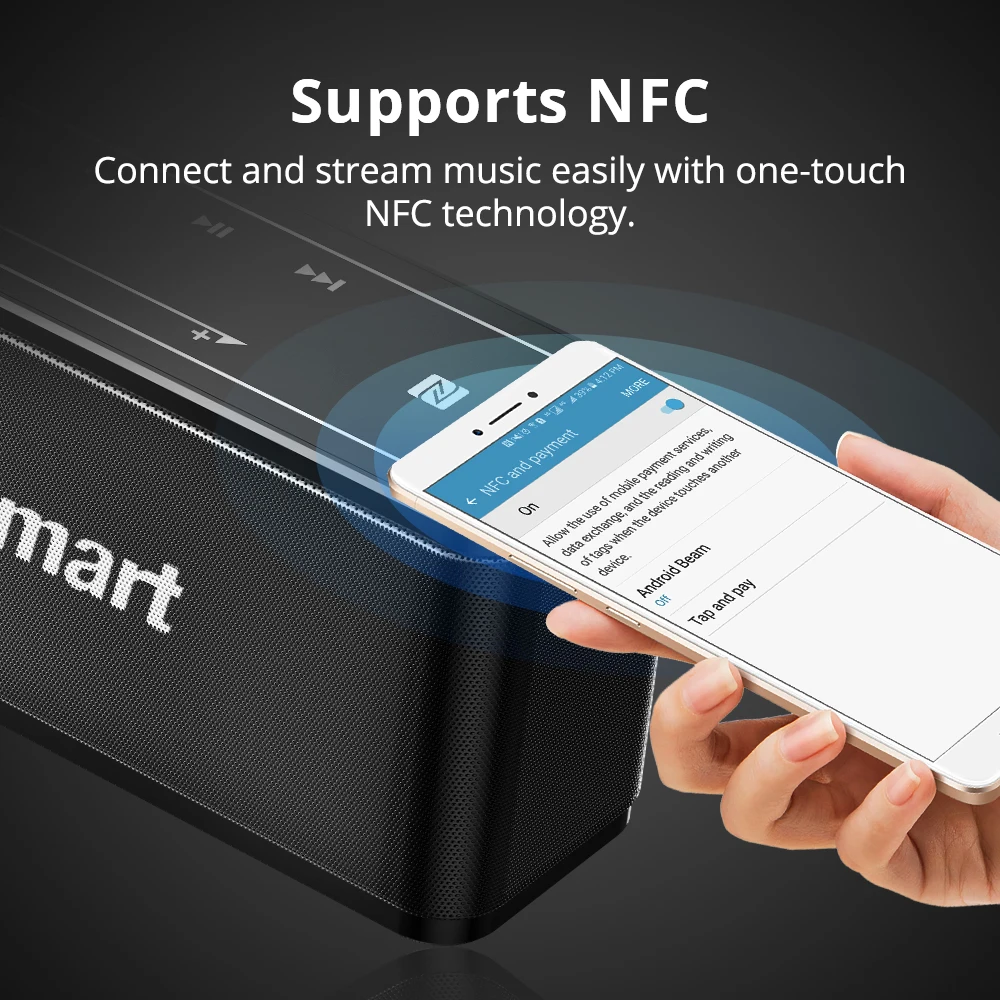 Портативная Bluetooth-Колонка Tronsmart Mega 40 Вт с сенсорным управлением - купить по