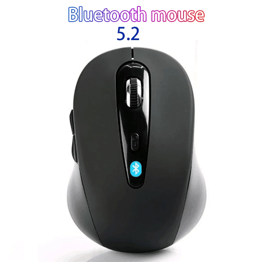 Ratón inalámbrico con Bluetooth 5,2, Mouse de 10M para win7/xp win8, macbook iapd, Android, tabletas, ordenador, Notebook, accesorios para portátil 0-0-12