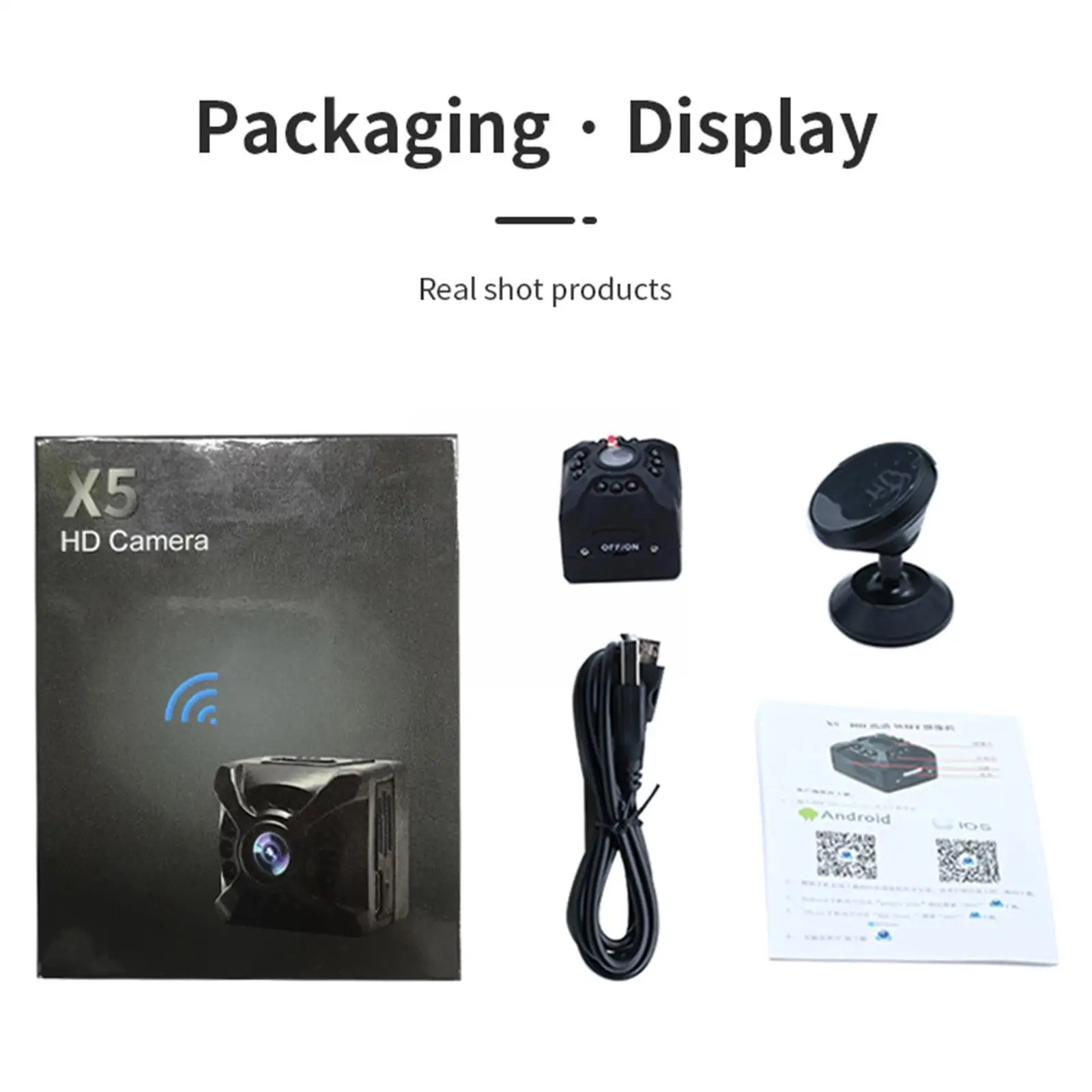 Wifi Mini Camera With Battery 1080P Night Vision Motion Security Detection Wireless IP Remote Indoor Camare O5U0 |