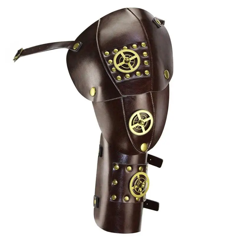 

Наплечная Крышка для косплея, кожаная Броня на плечо с пряжками, регулируемый наплечный костюм средневекового рыцаря для вечерние НКИ, косп...