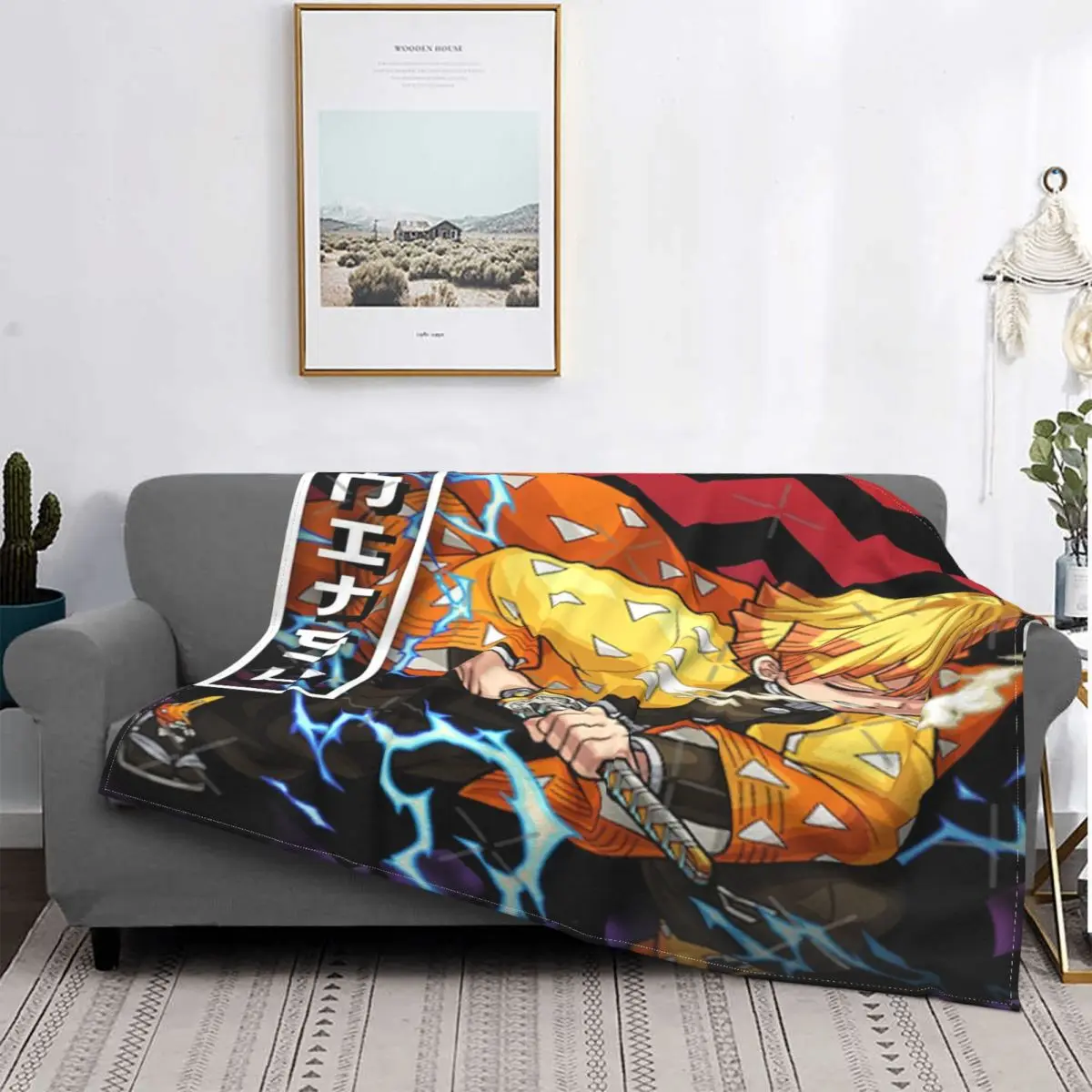 

Zenitsu-Manta de Agatsuma рассекающий демонов для камеры, укрывающий куклы, тепловая рассекающая кукла, 2 единицы