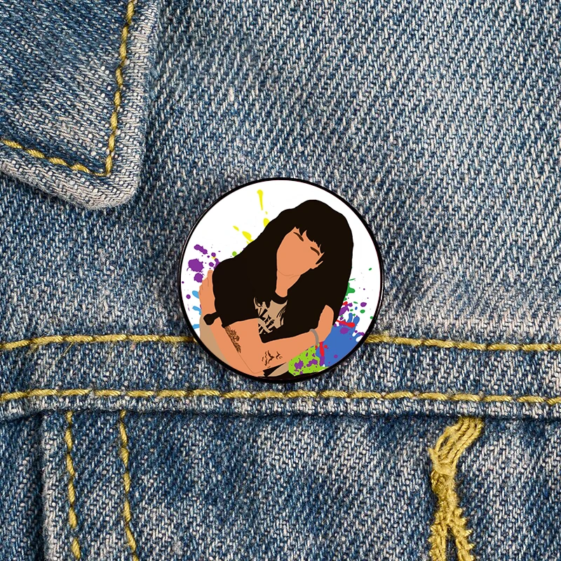 Винтажные броши на заказ Эдди мунсон гримаса булавка хеллфайер клуб рубашка