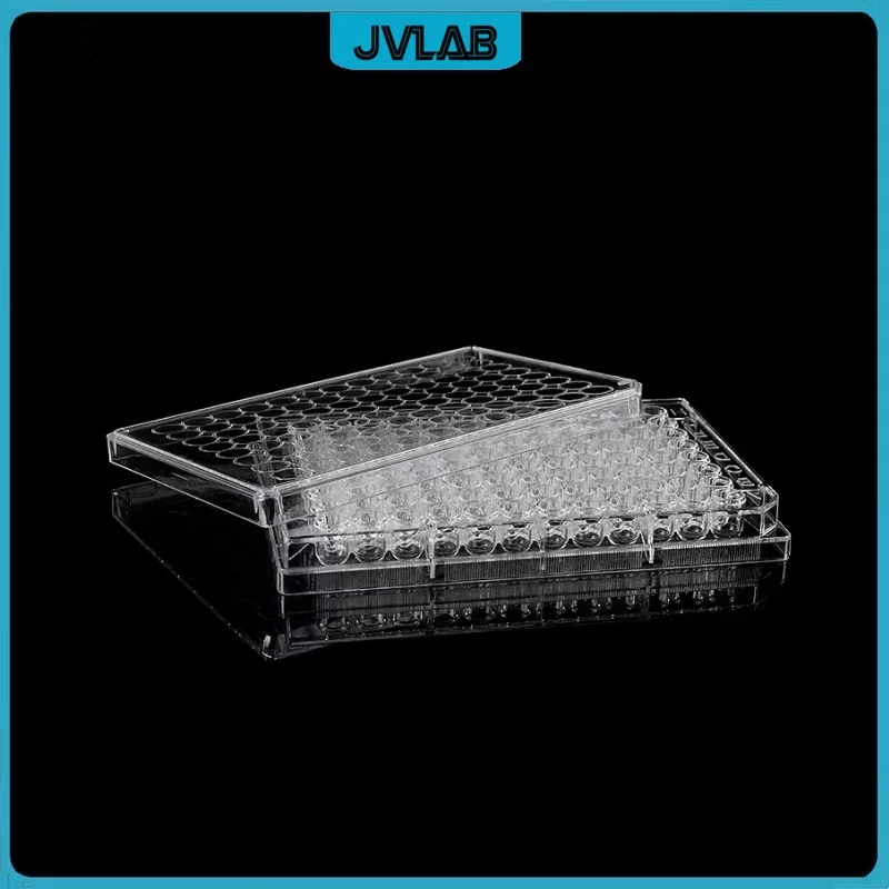 Одноразовые пластины для культивирования клеток JVLAB 96 колодцев PS 5 шт