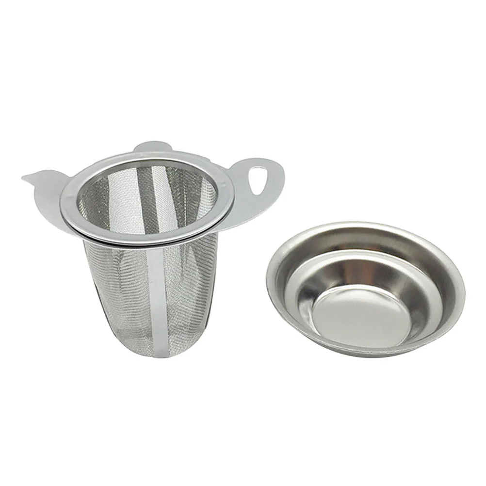 

Tea Strainerdiffuser Infuser Loose Mesh Stainless Steel Steeper Filter Metal Leaf Brewing Intervalpot Basket Plunger Sifter
