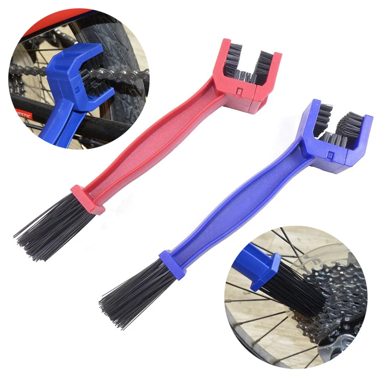 

1 Pcs Motorcycle and Bicycle Chain Brush Bicycle Cleaning Chain Brush Accessories Equipment Car Cleaning Square Hair