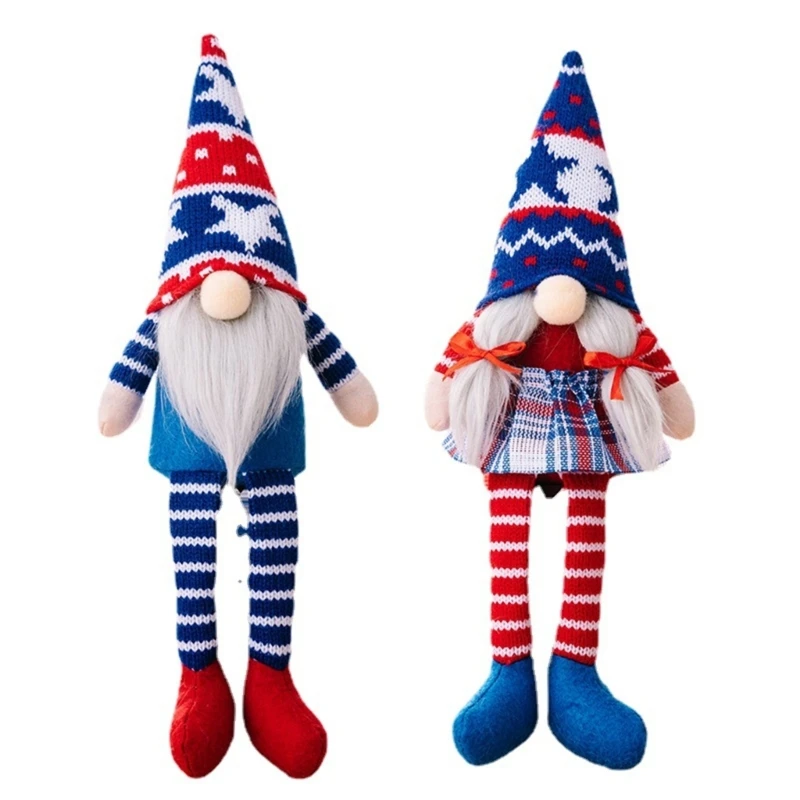 

Independence Day Gnome Long Leg Desktop Party Background Decoration Crafts