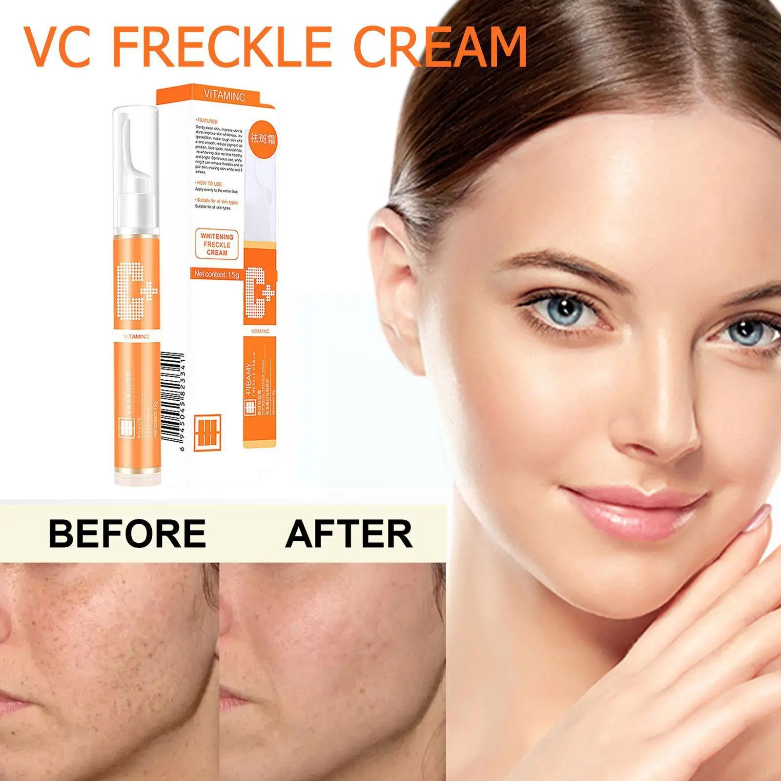 

15g Freckle Remover Gel Vitamin C Whitening Anti-freckle Freckles To Stains Remove Tools Effectively Cream Pencil Y9x4