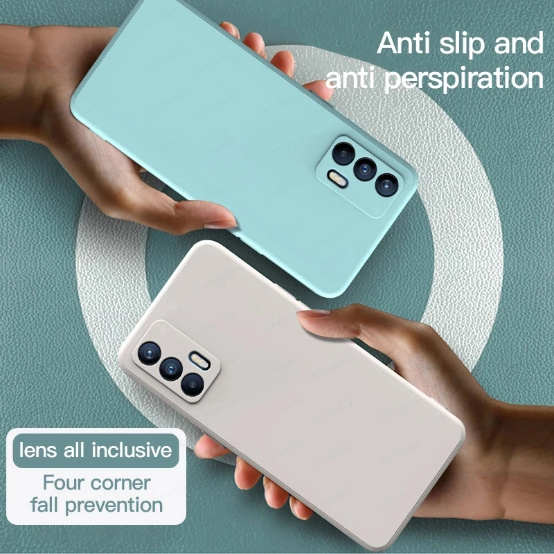 Чехол для Realme 8 X2 Pro XT 7 5G GT Master Explorer Neo 2 V11 V13 V15 квадратный флип-чехол Reno Ace K9 чехол |