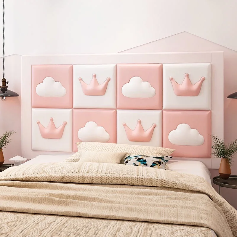 

Wall sticker headboard bedroom soft package tatami anti-collision self-adhesive background wall decoration