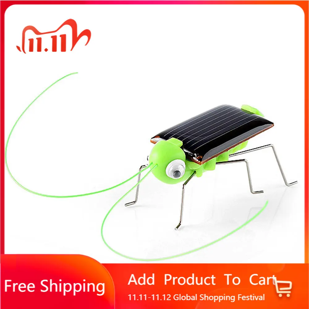 Кузнечик на солнечной батарее развивающий игрушка-робот необходимый гаджет