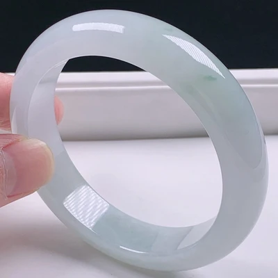 

Natural light color Myanmar jade 54mm-62mm bracelet exquisite princess bracelet gift for mother best girlfriend