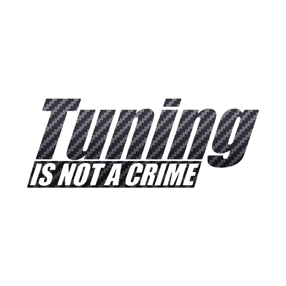 HungMieh мотоциклетные наклейки TUNING IS NOT CRIME виниловая наклейка велосипедный шлем