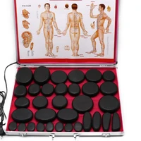 portable massage stone heater case heating box electric spa hot stones massage stones warmer set tool relieve stress back pain