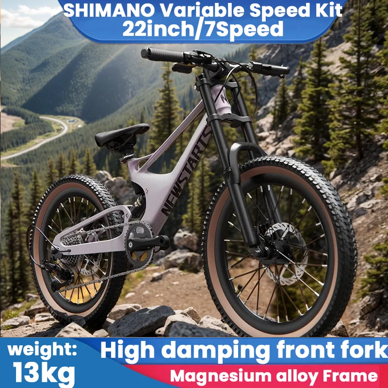 Горный велосипед мягкая задняя рама из магниевого сплава 7 скоростей двойной