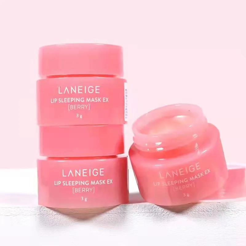 

3g South Korea Lip Sleep Mask Night Sleep Maintenance Moisturizing Lip Gloss Bleach Cream Nourishing Lip Care Strawberry