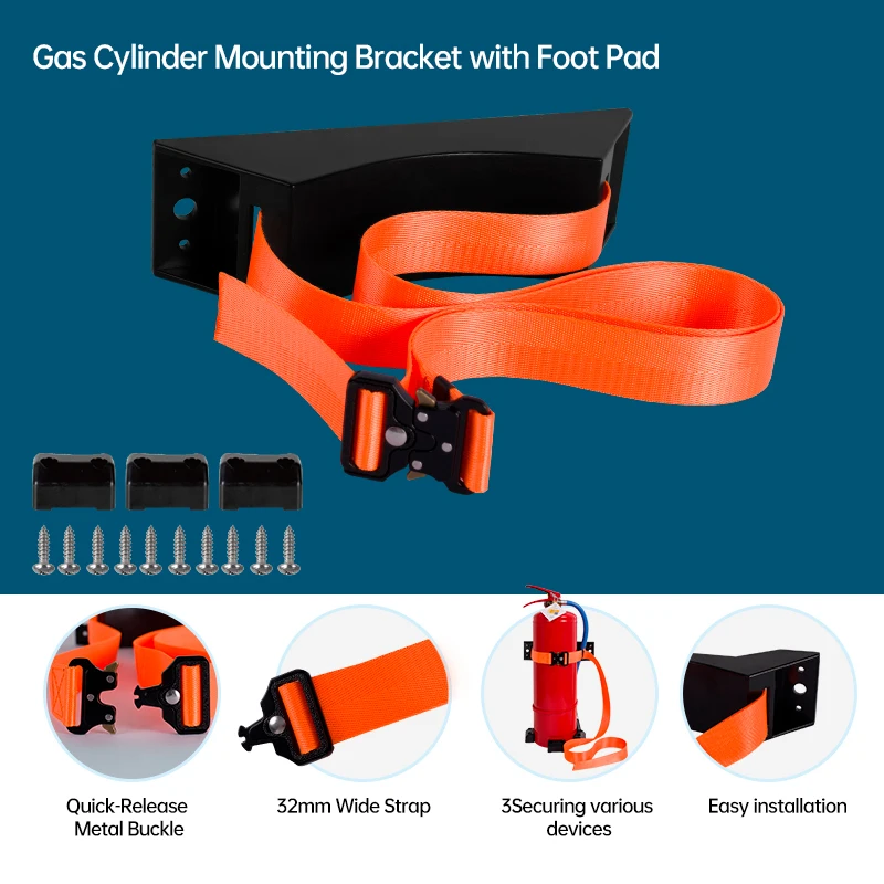 

Кронштейн газового баллона: настенный кронштейн с винтами и ремешком безопасности для баллонов с пропаном, подходит для автодомов и яхт.