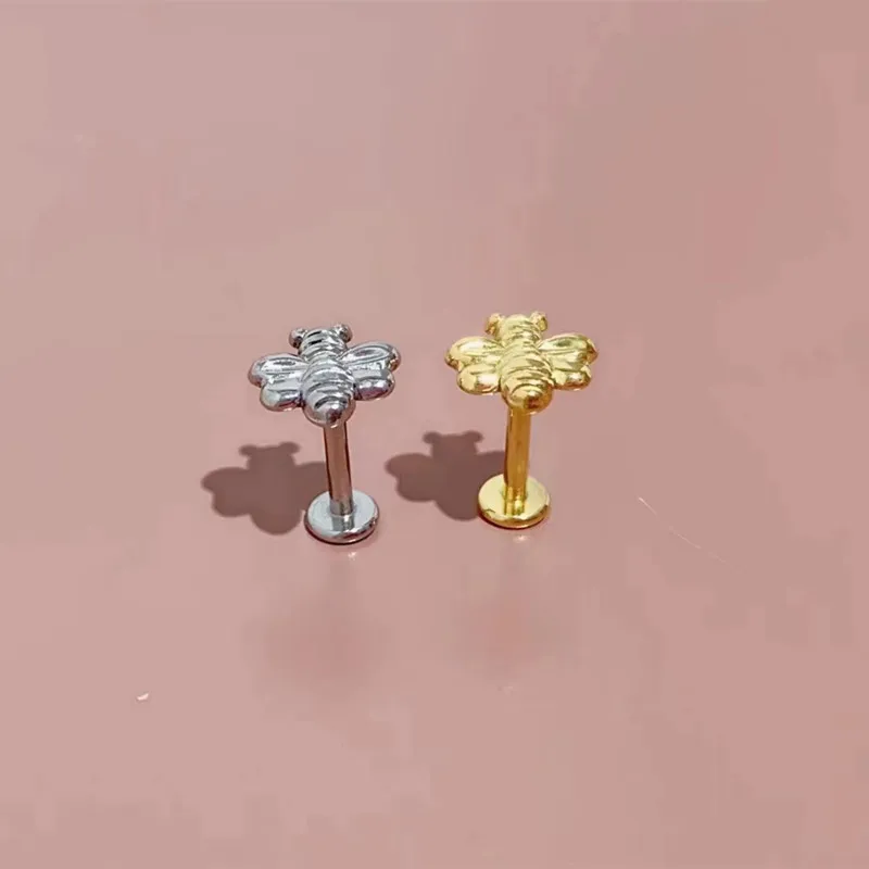 50 шт. ювелирные изделия для тела 16 г x 8 мм пчелиное перо хирургическая сталь