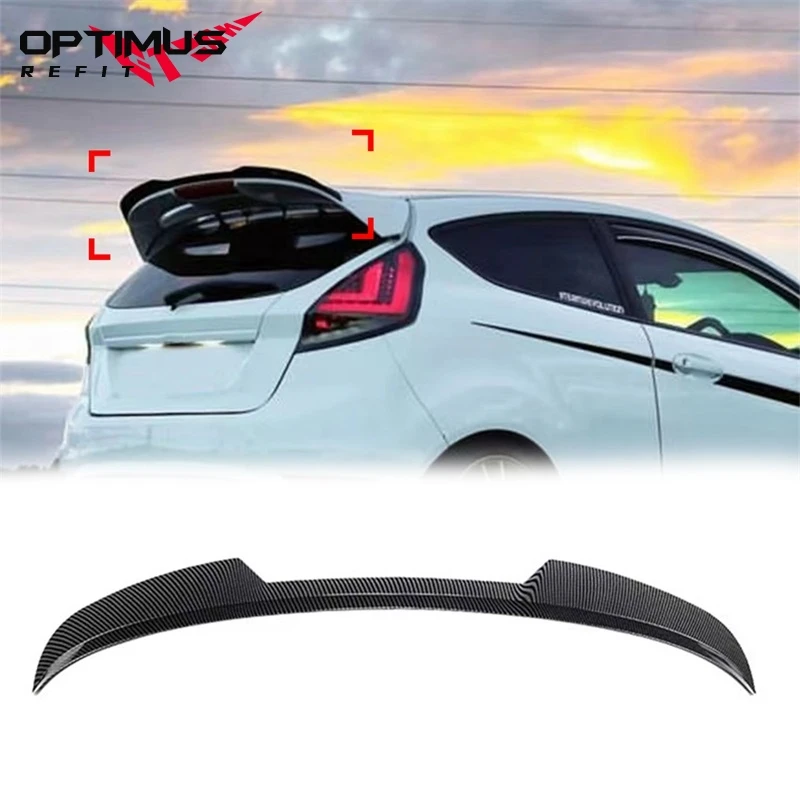 

Задний спойлер на крышу хэтчбека для Ford Fiesta ST Line 2008-2017 MK6 MK6.5, аксессуары для заднего крыла