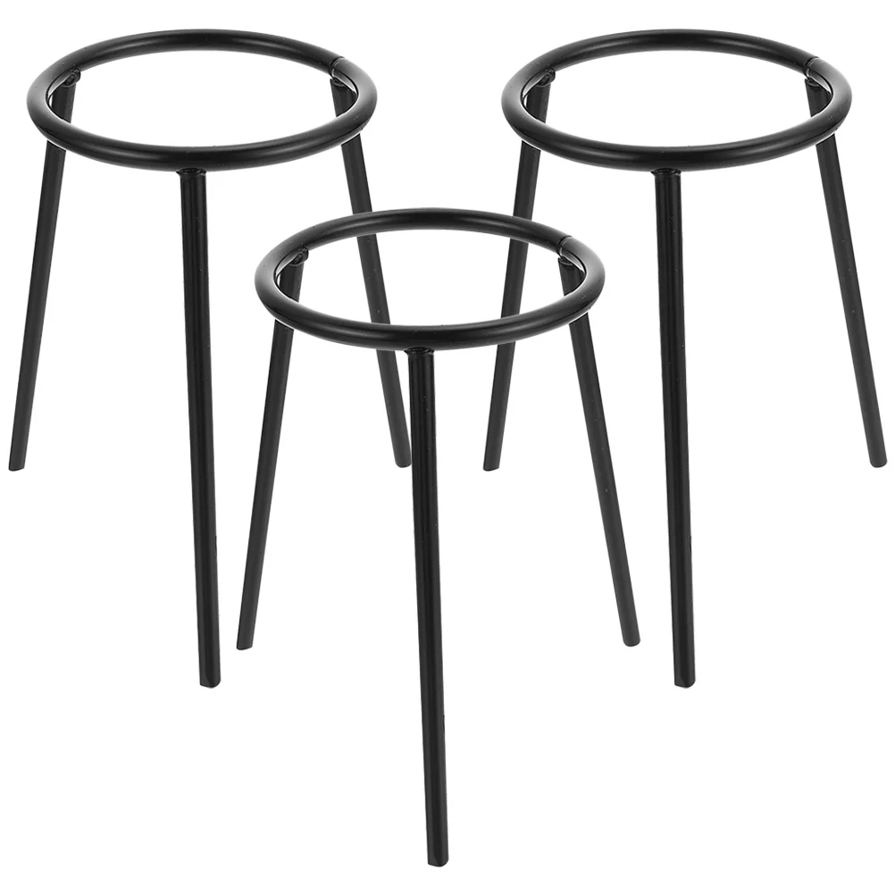 

3 Pcs Tripod Stand Lamp Tripod Support Holder Chemistry Iron Burner Support