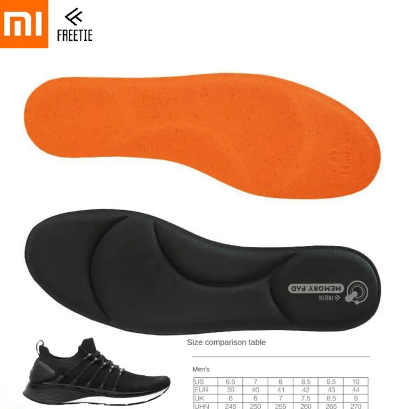 

Xiaomi Freetie Insoles For Xiaomi Men's Sneakers Mijia Smart Shoes Insole Feet Orthotics Xiomi Youpin Sports Shoe Pad Home 2021