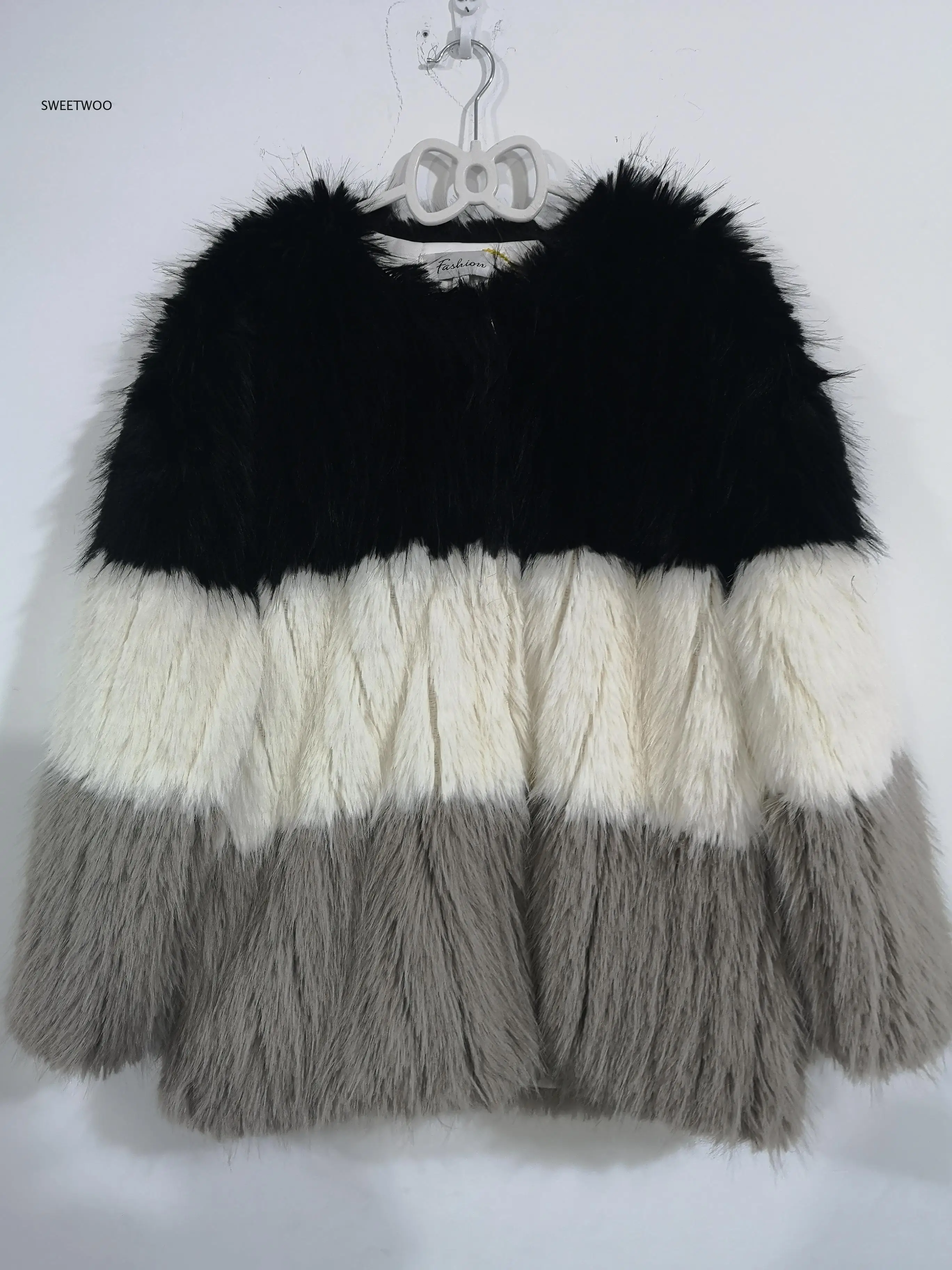 2021 Autumn Winter New Faux Fox Fur Coat Female Mid-Length Women Korean Style Fashion Warm Double-Faced Fur Jacket Trend Slim
