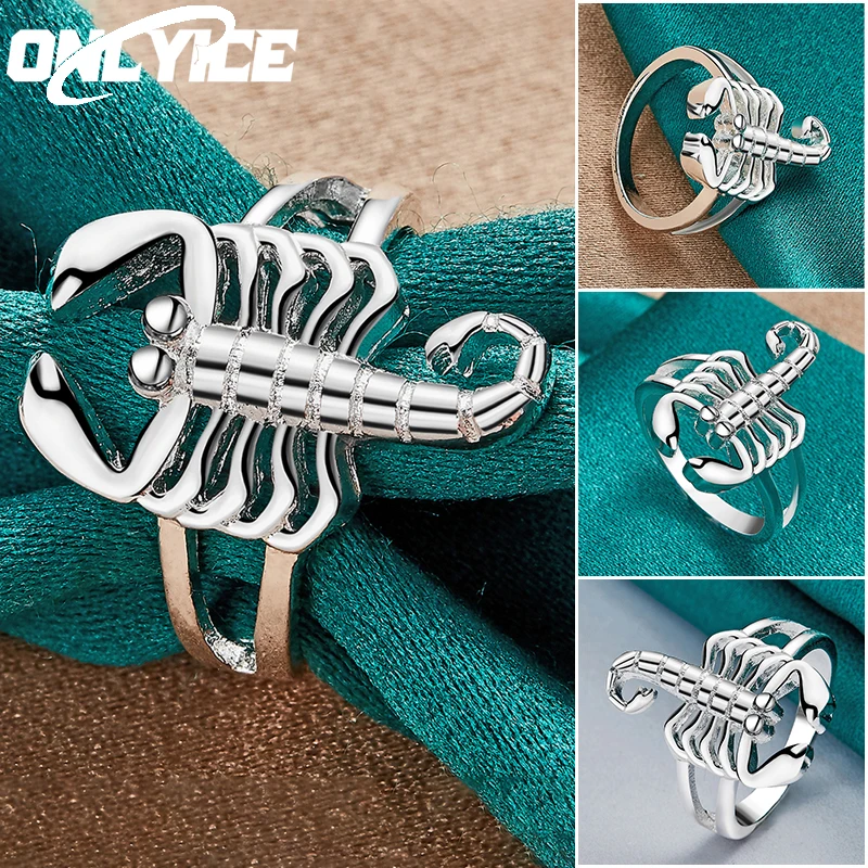 

Charm 925 Sterling Silver Originality Scorpion Ring For Man Women Size 7/8/9/10 Christmas Gifts Fashion Party Wedding Jewelry