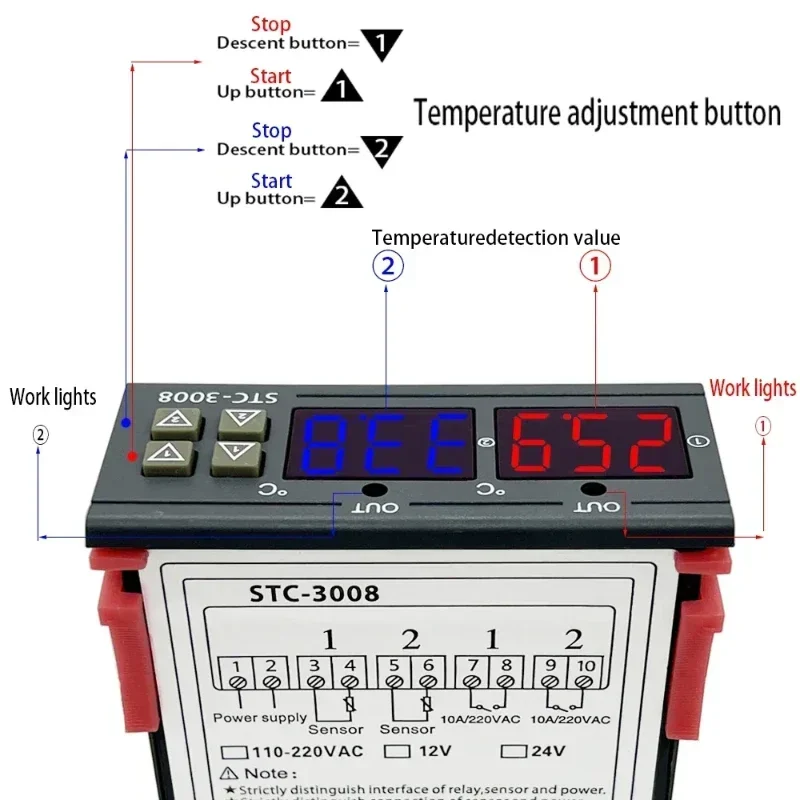 Терморегулятор STC-3008