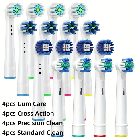 Насадки для электрической зубной щетки Oral B Cross Action 16/20 шт.