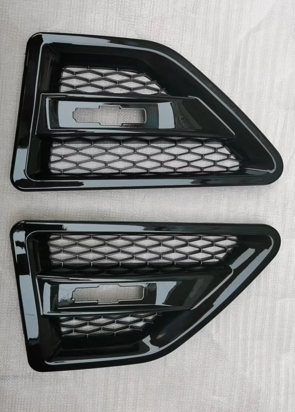 

Автомобильный боковой спойлер для крыла, сетчатый отвод для Land Rover Freelander 2 LR2 2008-2015, боковая решетка для гоночной двери LR001660 LR001658