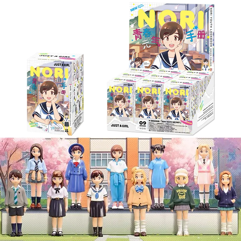 

NORI Youth and Vitality Handbook Series Blind Box Toys Cartoon Anime Figures Fashion Model Decoration Children's Birthday Gifts