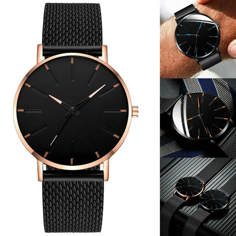 

Men Luxury Watch 2021 Femme Stainless Steel Sports Fashion Wrist Watches Christmas Gift