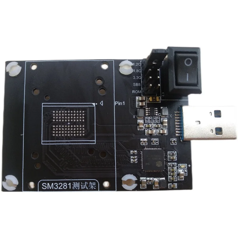 SM3281N AB/BB испытательная стойка Nand Flash пустая BGA132/152 8CE