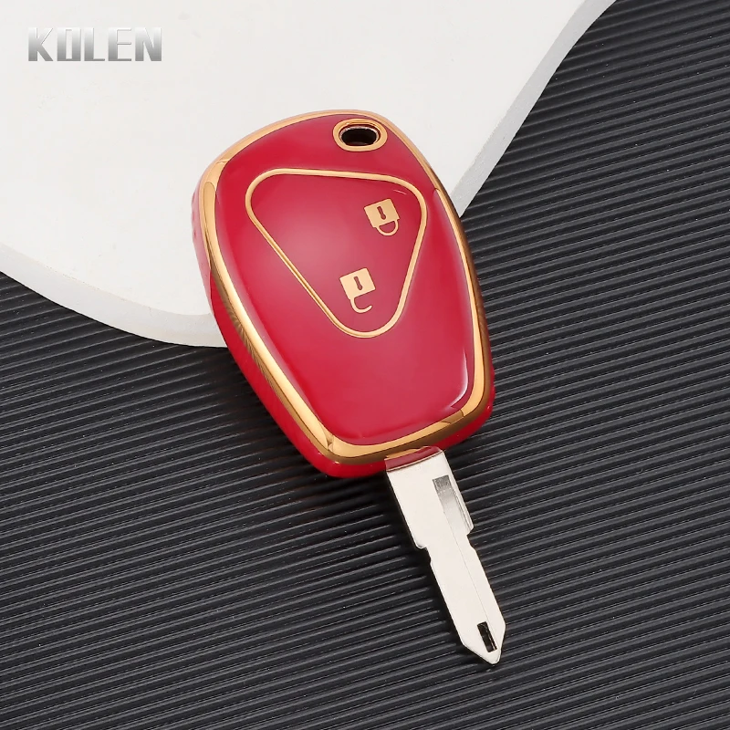 

Чехол для ключей из ТПУ, брелок для Renault Megane Duster Modus Espace Laguna Logan для DACIA Sandero Fluence Clio Kango, 2 кнопки