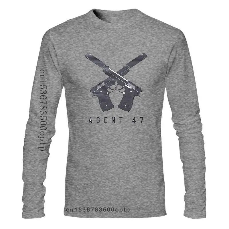 

2022, Мужская одежда, агент 47, футболка с рукавом до локтя